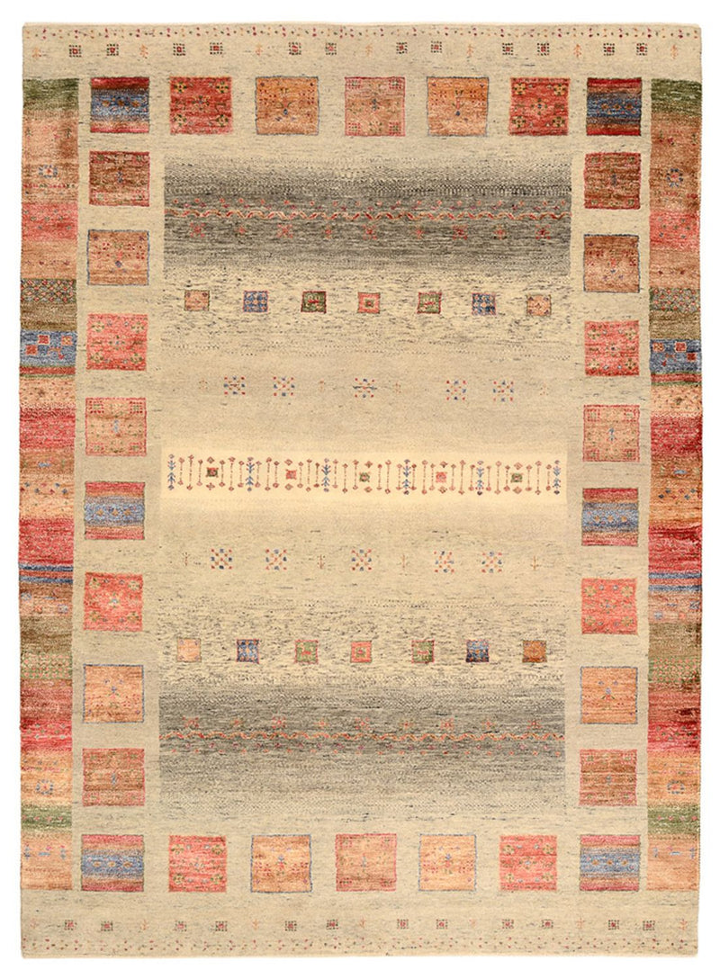 Tappeto Gabbeh - Loribaft Indus - 241 x 176 cm - multicolore