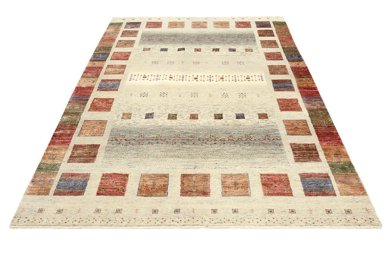 Tappeto Gabbeh - Loribaft Indus - 241 x 176 cm - multicolore