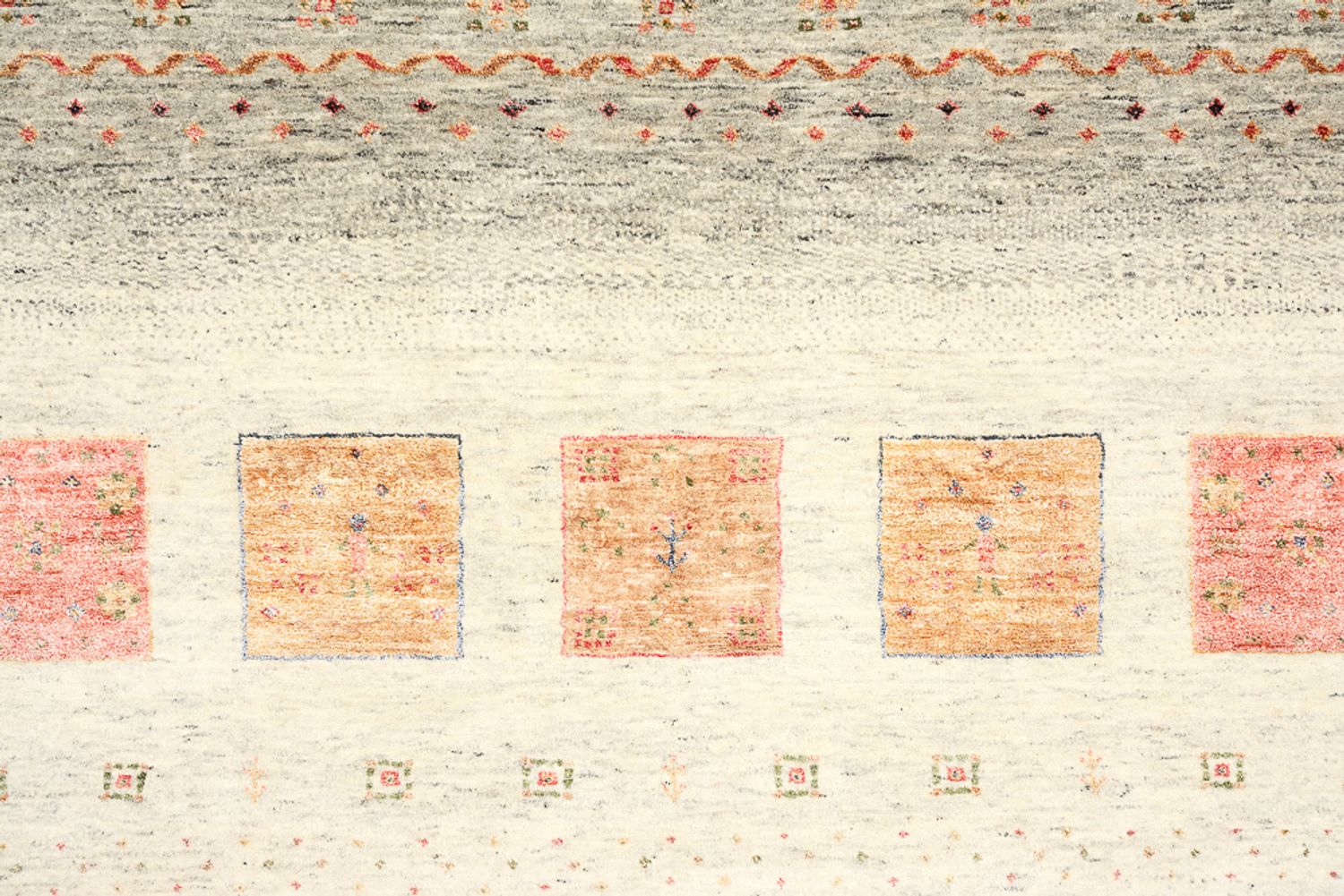 Tappeto Gabbeh - Loribaft Indus - 302 x 206 cm - multicolore