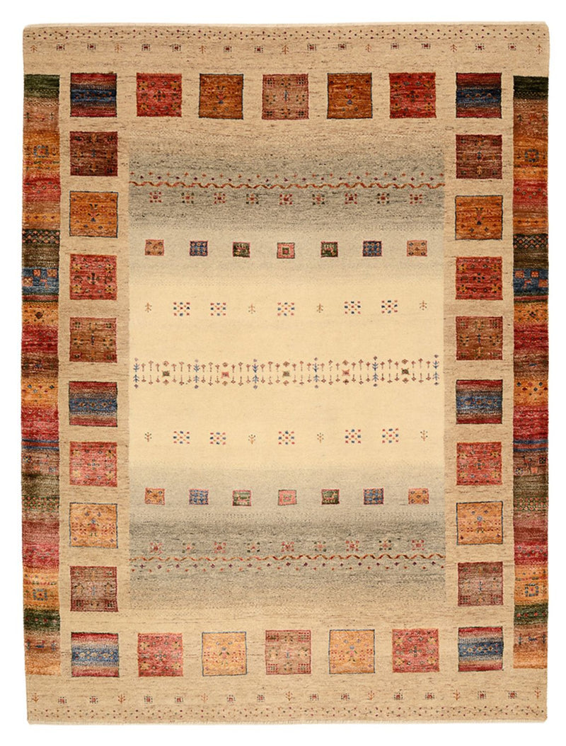 Tappeto Gabbeh - Loribaft Indus - 204 x 156 cm - multicolore
