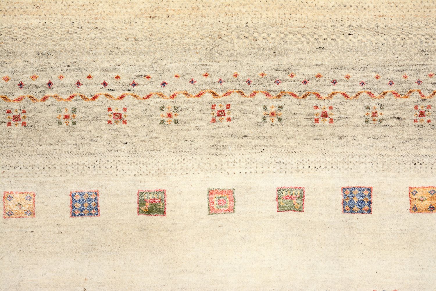 Tappeto Gabbeh - Loribaft Indus - 207 x 148 cm - multicolore