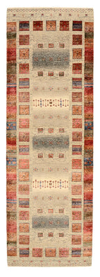 Tappeto corsia Tappeto Gabbeh - Loribaft Indus - 247 x 82 cm - multicolore