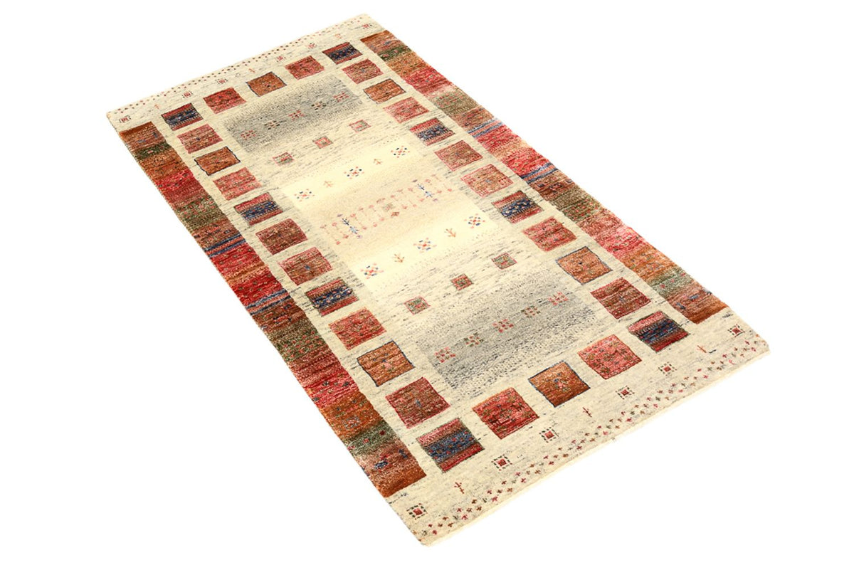 Tappeto Gabbeh - Loribaft Indus - 139 x 76 cm - multicolore