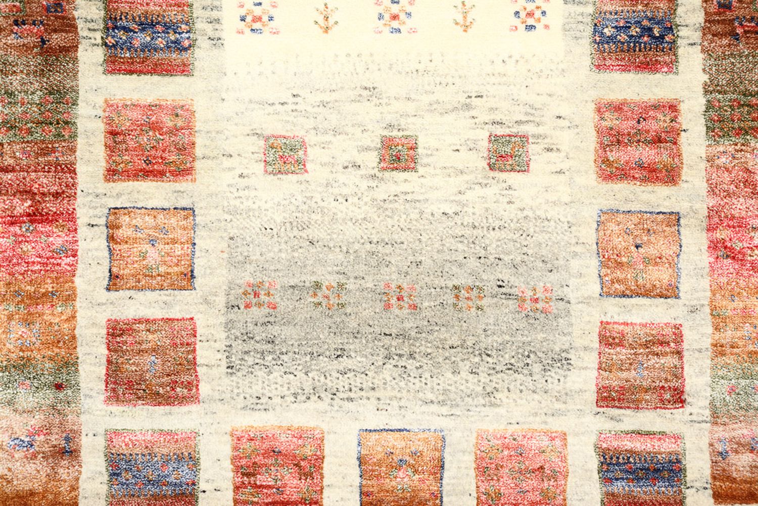 Tappeto Gabbeh - Loribaft Indus - 139 x 76 cm - multicolore
