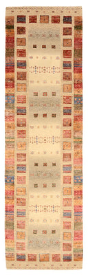 Tappeto corsia Tappeto Gabbeh - Loribaft Indus - 296 x 83 cm - multicolore