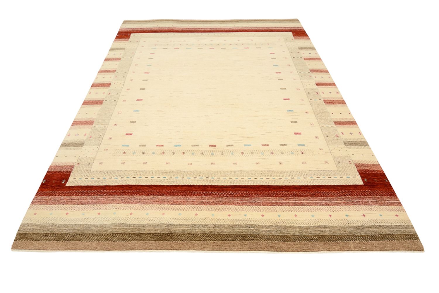 Tappeto Gabbeh - Loribaft Indus - 299 x 210 cm - beige chiaro