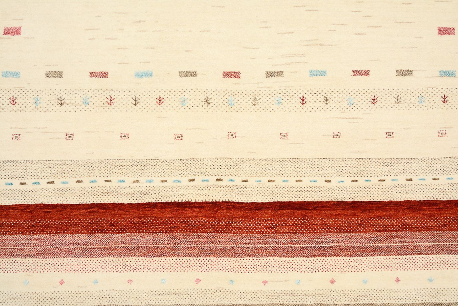 Tappeto Gabbeh - Loribaft Indus - 299 x 210 cm - beige chiaro
