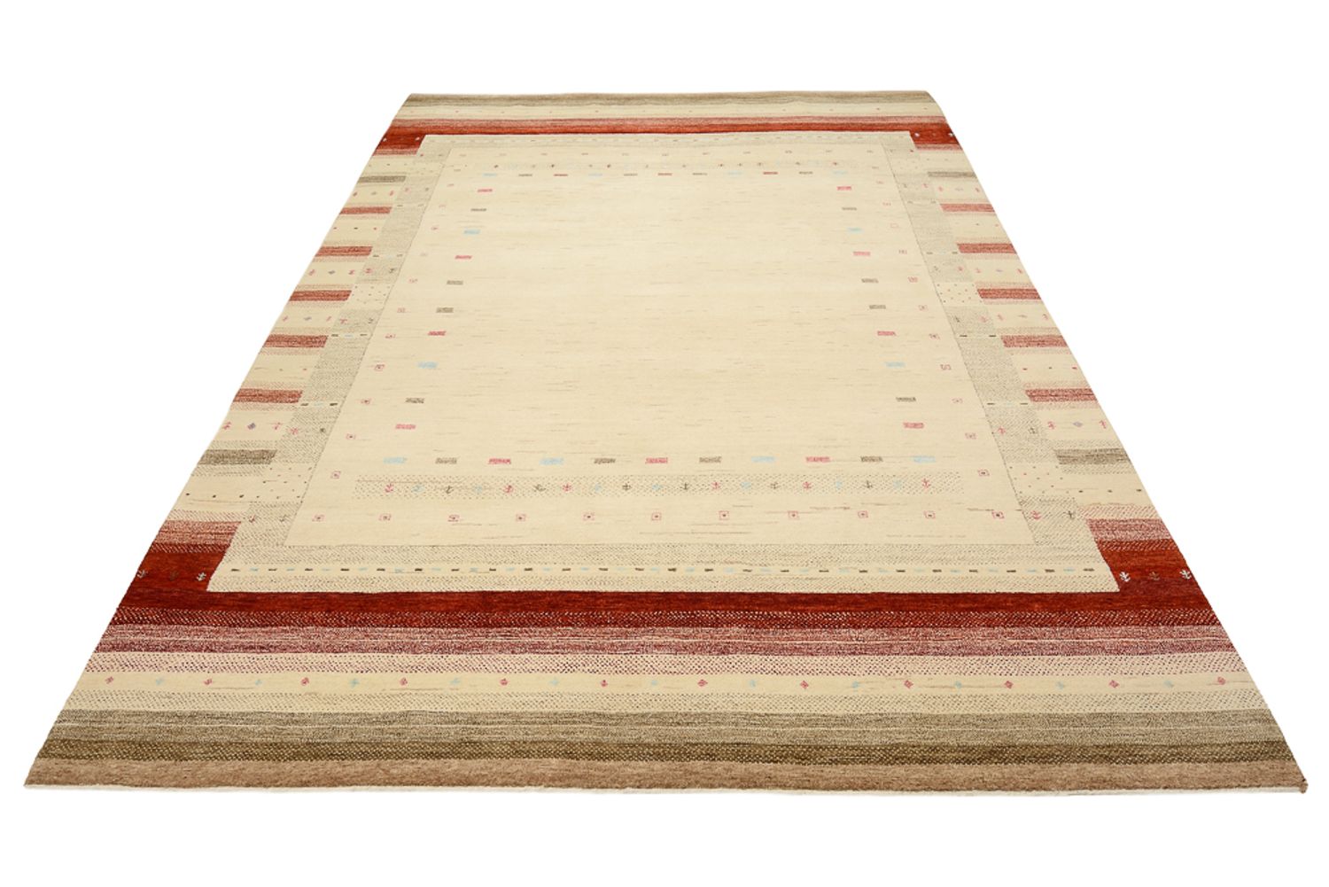 Tappeto Gabbeh - Loribaft Indus - 299 x 210 cm - beige chiaro