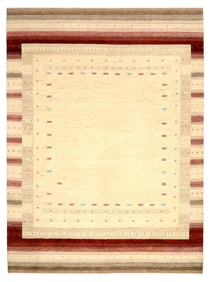 Tappeto Gabbeh - Loribaft Indus - 342 x 254 cm - beige chiaro