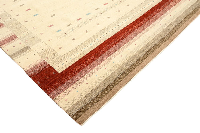 Tappeto Gabbeh - Loribaft Indus - 342 x 254 cm - beige chiaro