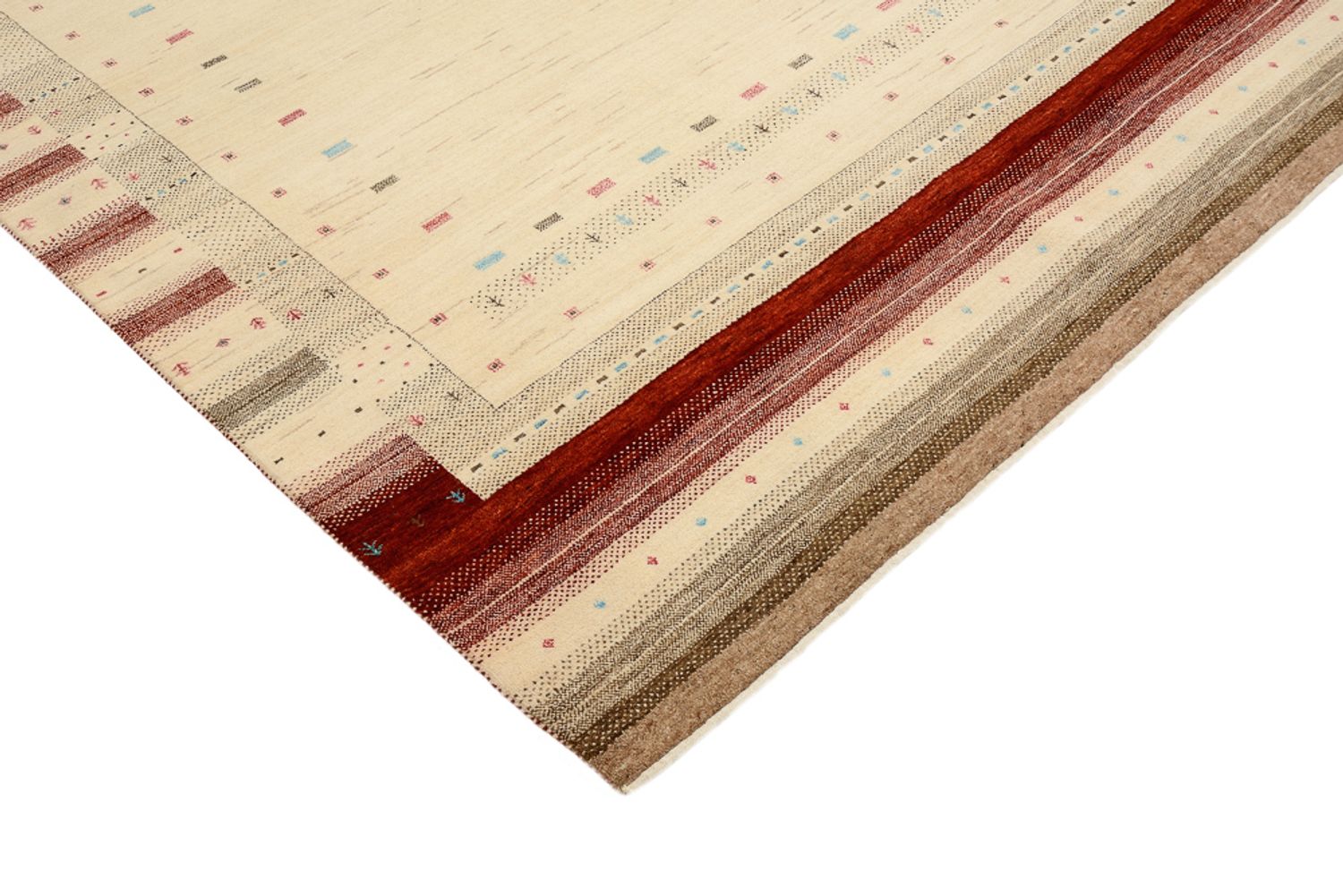 Tappeto Gabbeh - Loribaft Indus - 240 x 175 cm - beige chiaro