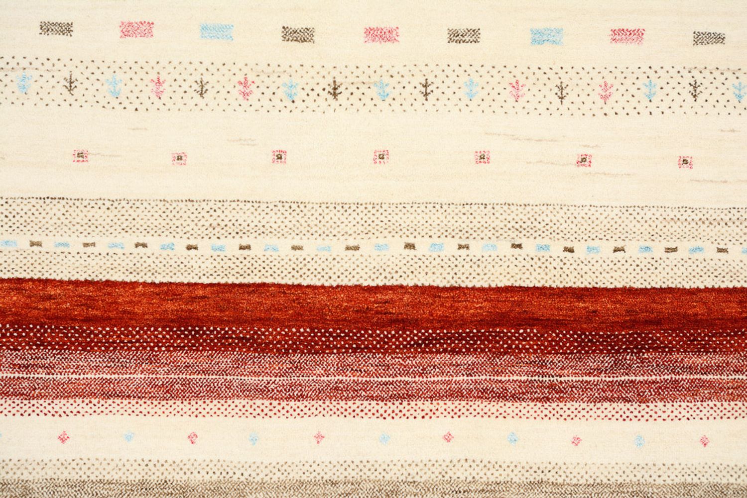 Tappeto Gabbeh - Loribaft Indus - 240 x 175 cm - beige chiaro