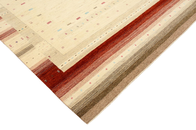 Tappeto Gabbeh - Loribaft Indus - 304 x 205 cm - beige chiaro