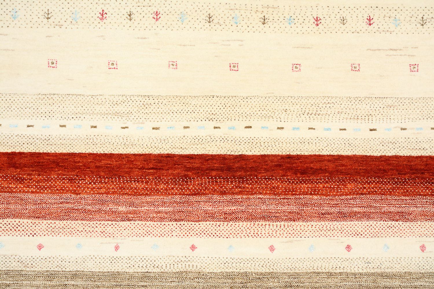 Tappeto Gabbeh - Loribaft Indus - 304 x 205 cm - beige chiaro