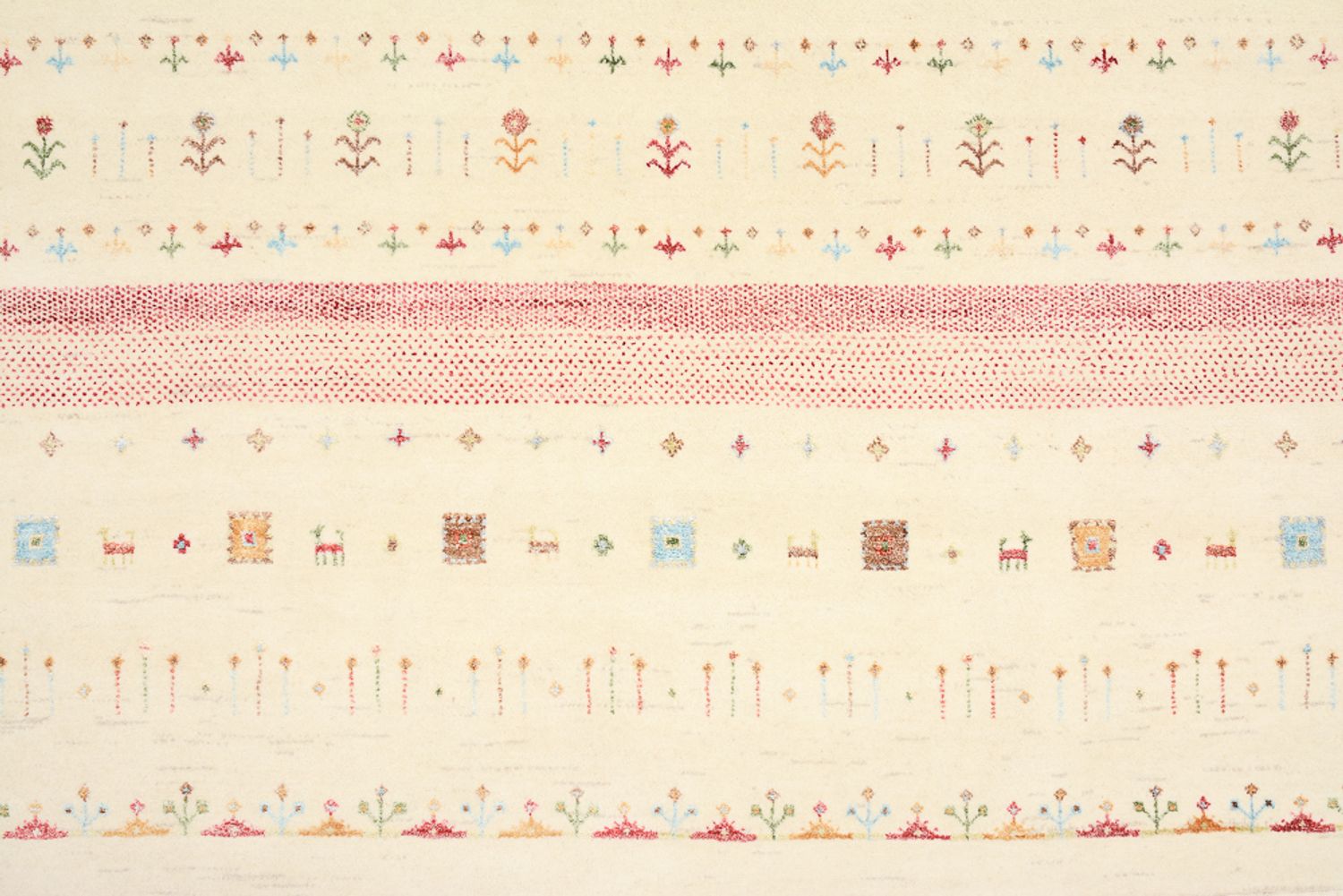 Tappeto Gabbeh - Loribaft Indus - 304 x 200 cm - multicolore