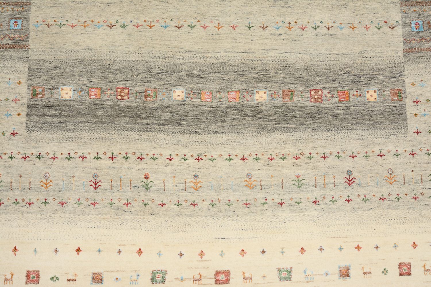 Tappeto Gabbeh - Loribaft Indus - 304 x 201 cm - multicolore