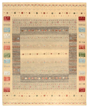 Tappeto Gabbeh - Loribaft Indus - 252 x 203 cm - multicolore