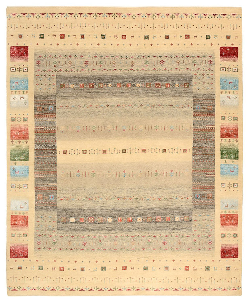 Tappeto Gabbeh - Loribaft Indus - 252 x 203 cm - multicolore