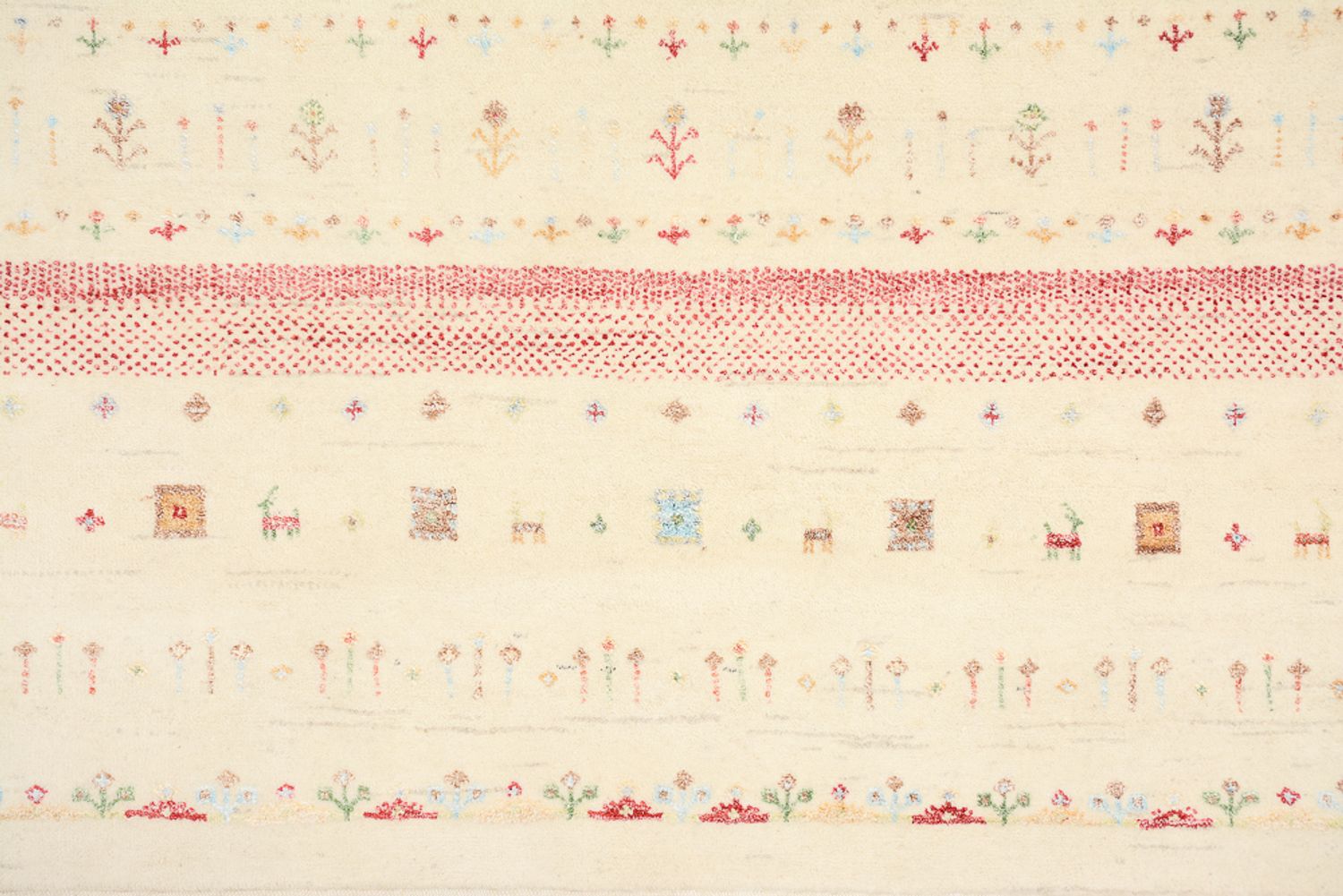 Tappeto Gabbeh - Loribaft Indus - 246 x 171 cm - multicolore