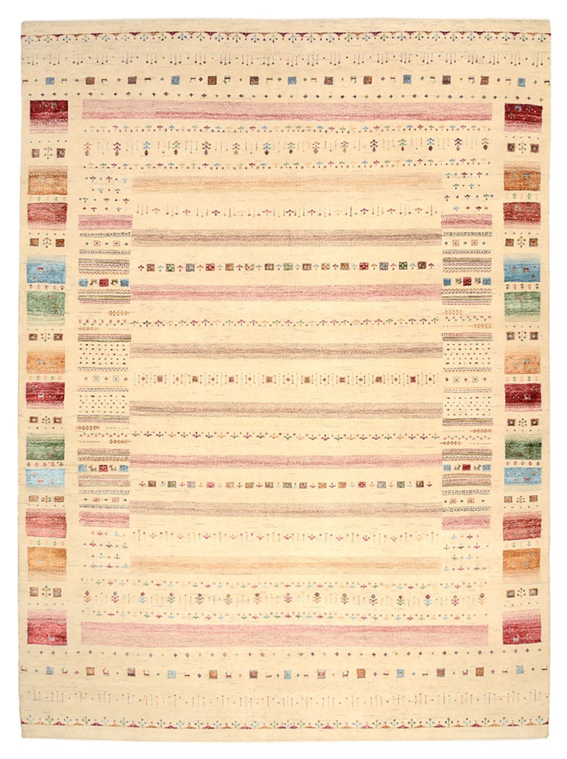 Tappeto Gabbeh - Loribaft Indus - 335 x 248 cm - multicolore