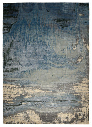 Tappeto di design - 430 x 306 cm - blu scuro