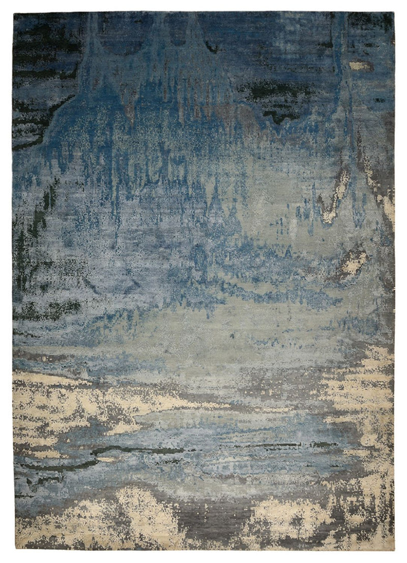 Tappeto di design - 430 x 306 cm - blu scuro