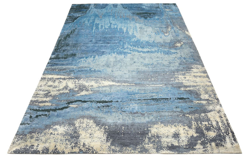 Tappeto di design - 430 x 306 cm - blu scuro