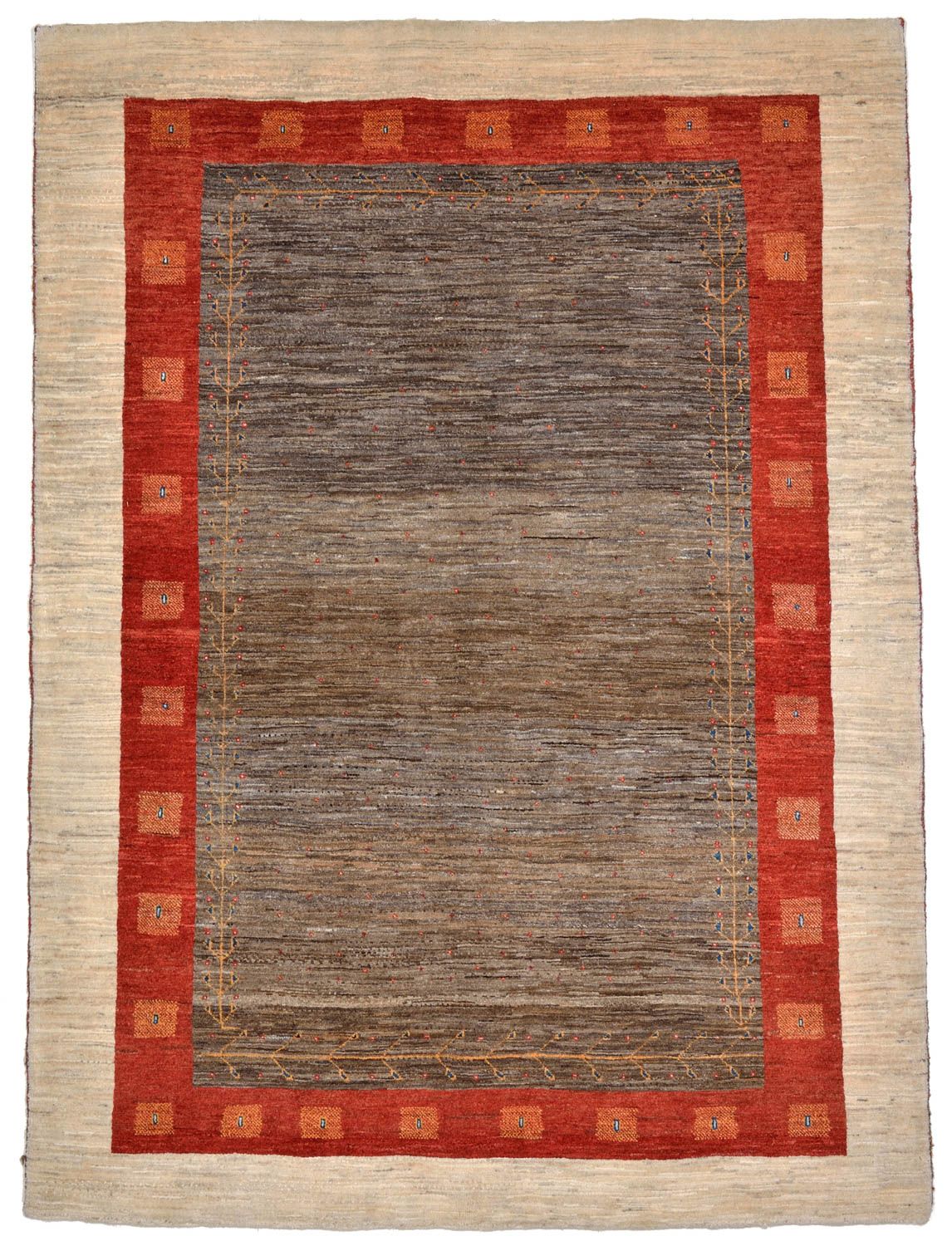 Tappeto Gabbeh - Loribaft Persero - 205 x 150 cm - marrone