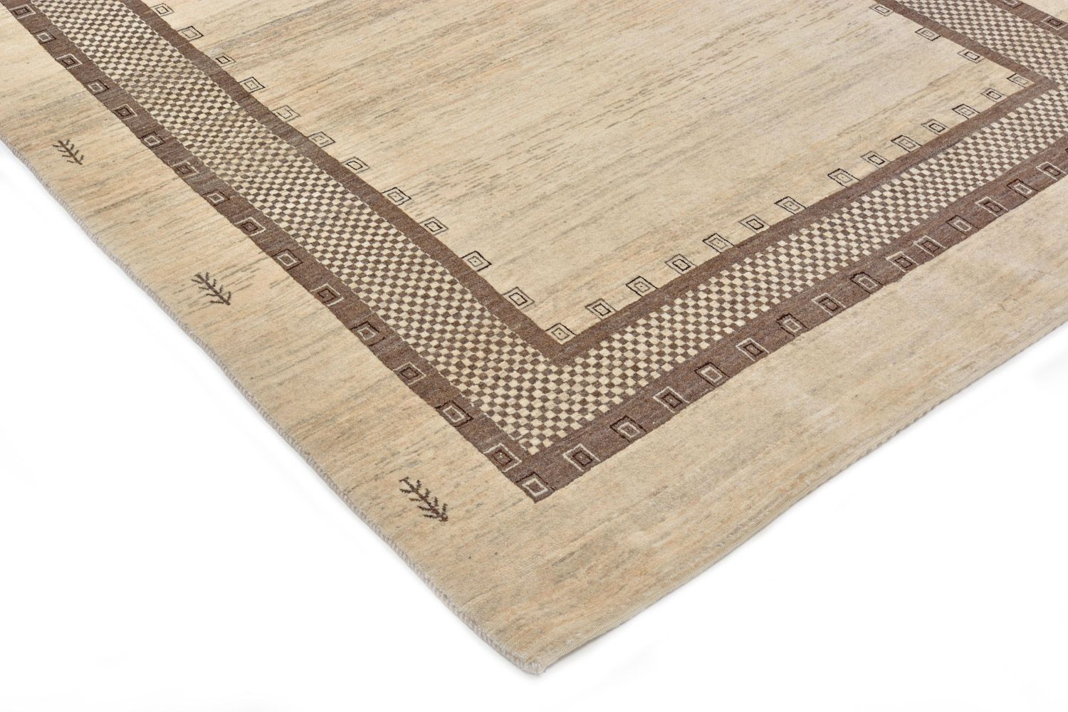 Tappeto Gabbeh - Loribaft Persero - 242 x 176 cm - beige