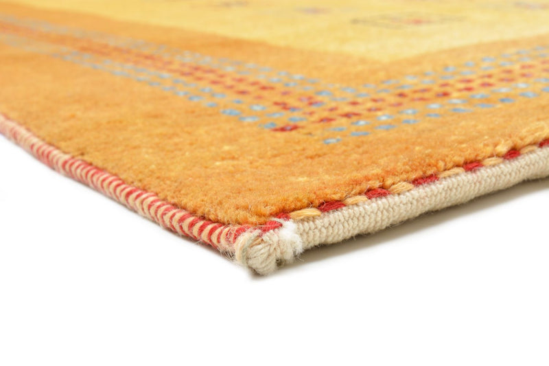 Tappeto Gabbeh - Loribaft Persero - 170 x 114 cm - giallo