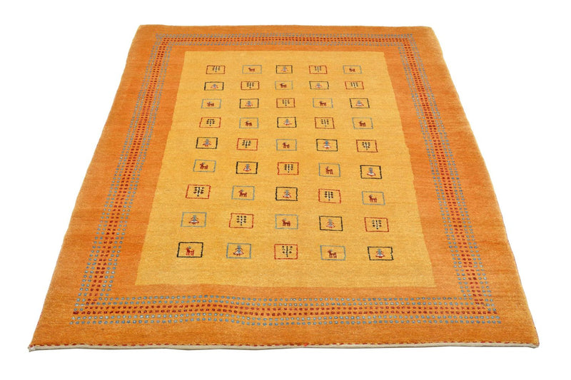 Tappeto Gabbeh - Loribaft Persero - 170 x 114 cm - giallo
