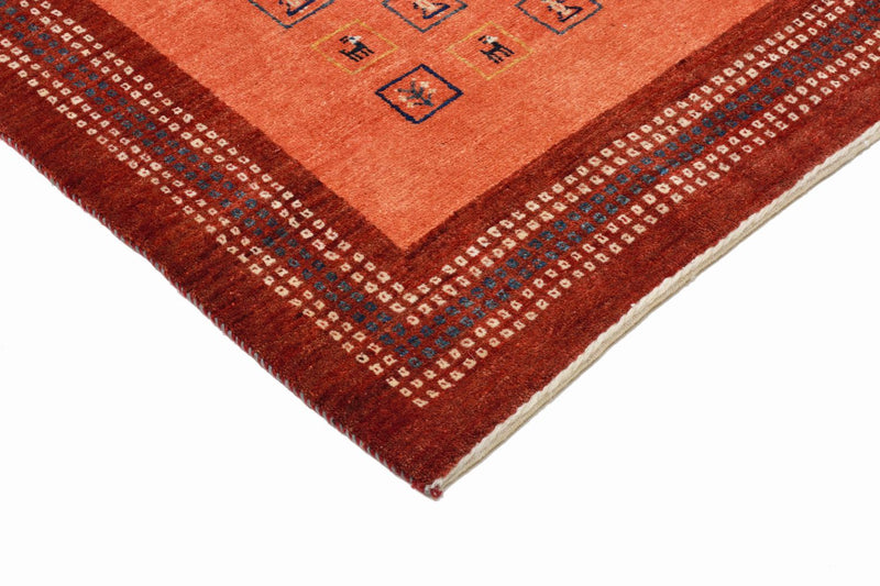 Tappeto Gabbeh - Loribaft Persero - 149 x 103 cm - rosso