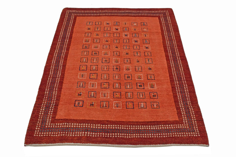Tappeto Gabbeh - Loribaft Persero - 149 x 103 cm - rosso