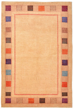Tappeto Gabbeh - Loribaft Persero - 158 x 104 cm - giallo