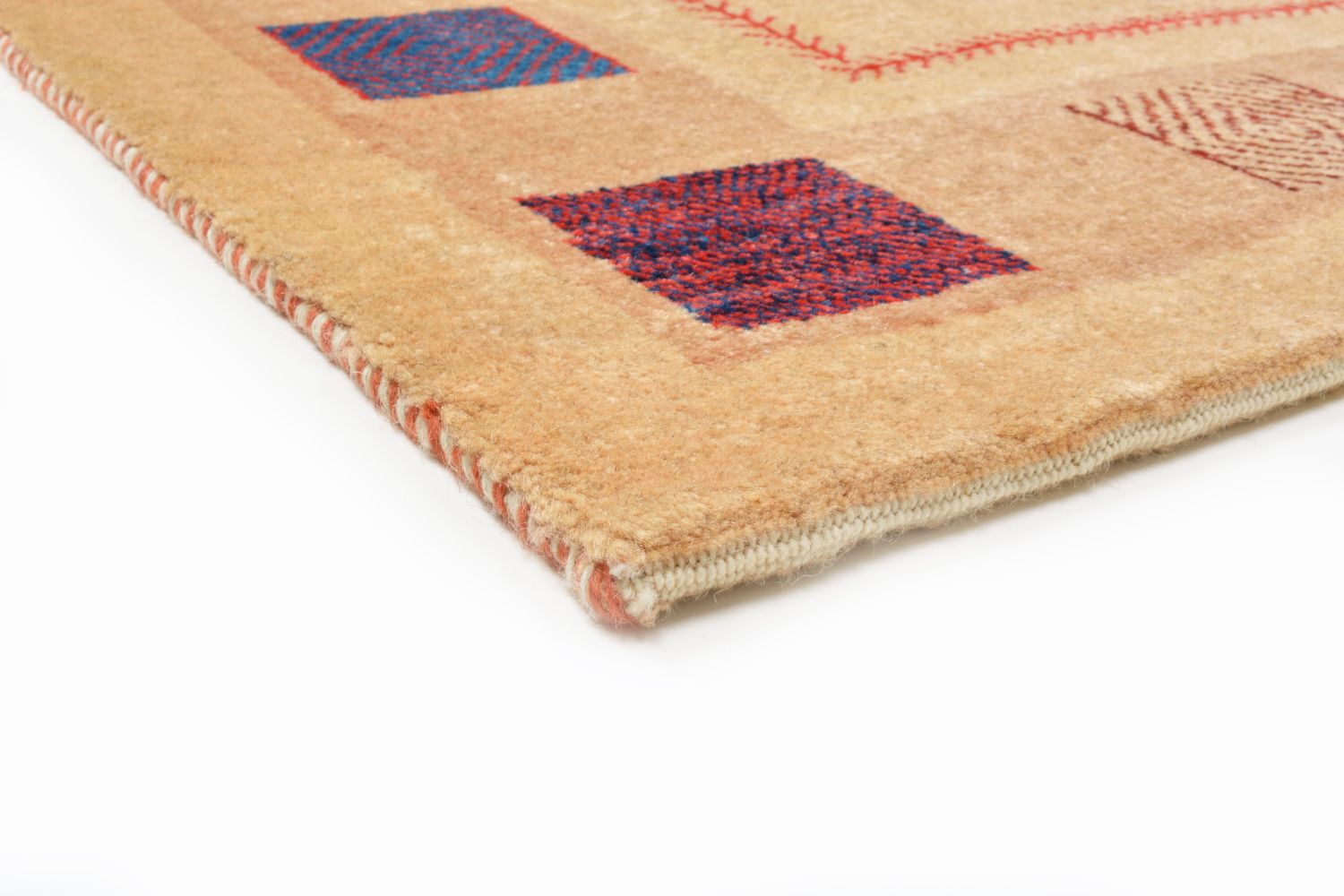 Tappeto Gabbeh - Loribaft Persero - 158 x 104 cm - giallo