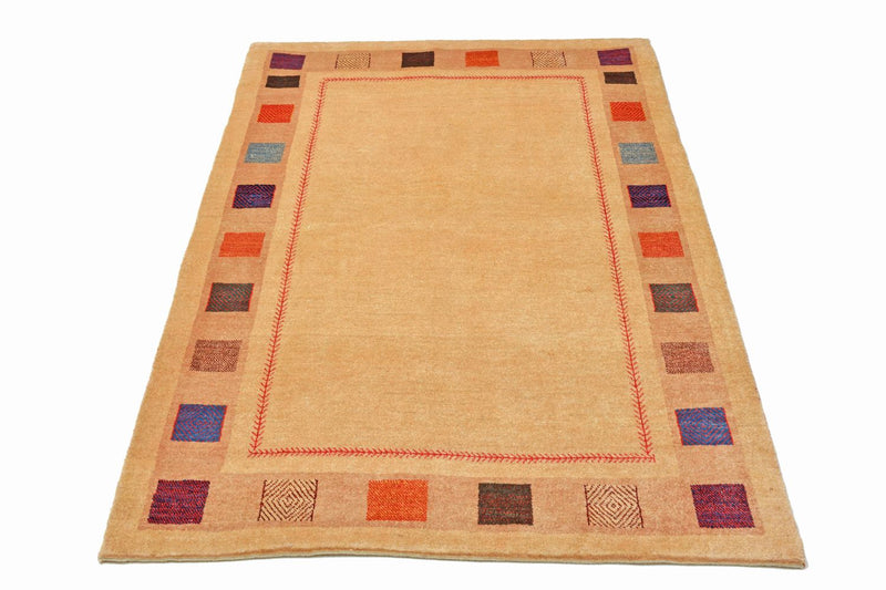 Tappeto Gabbeh - Loribaft Persero - 158 x 104 cm - giallo