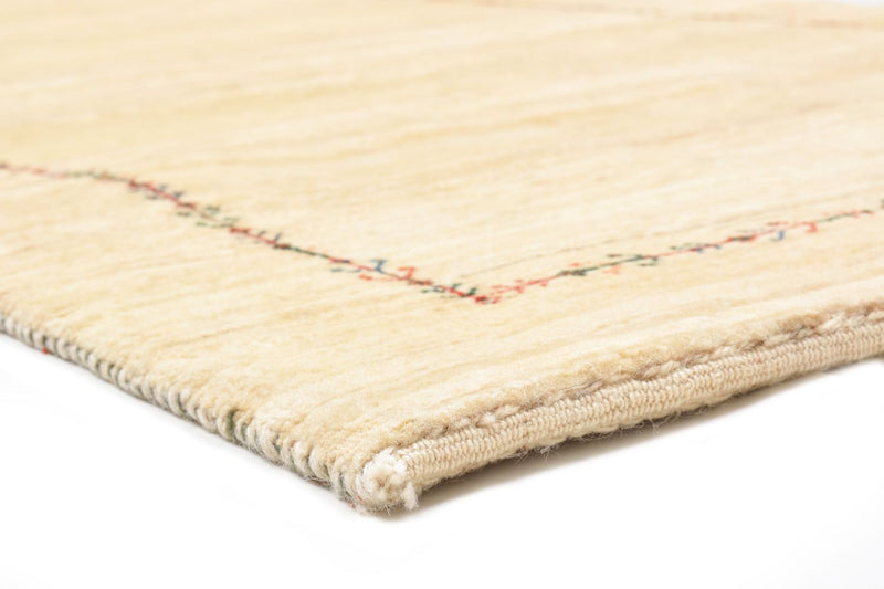 Tappeto corsia Tappeto Gabbeh - Loribaft Persero - 199 x 79 cm - naturale