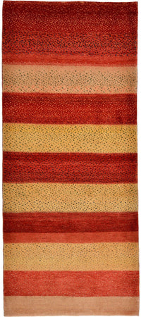 Tappeto corsia Tappeto Gabbeh - Loribaft Persero - 202 x 86 cm - rosso