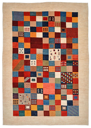 Tappeto Gabbeh - Loribaft Persero - 327 x 224 cm - multicolore