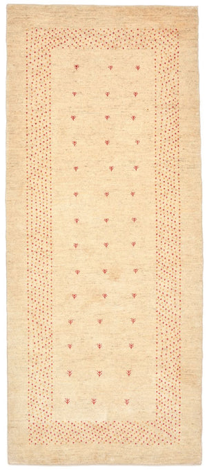 Tappeto corsia Tappeto Gabbeh - Loribaft Persero - 197 x 84 cm - naturale