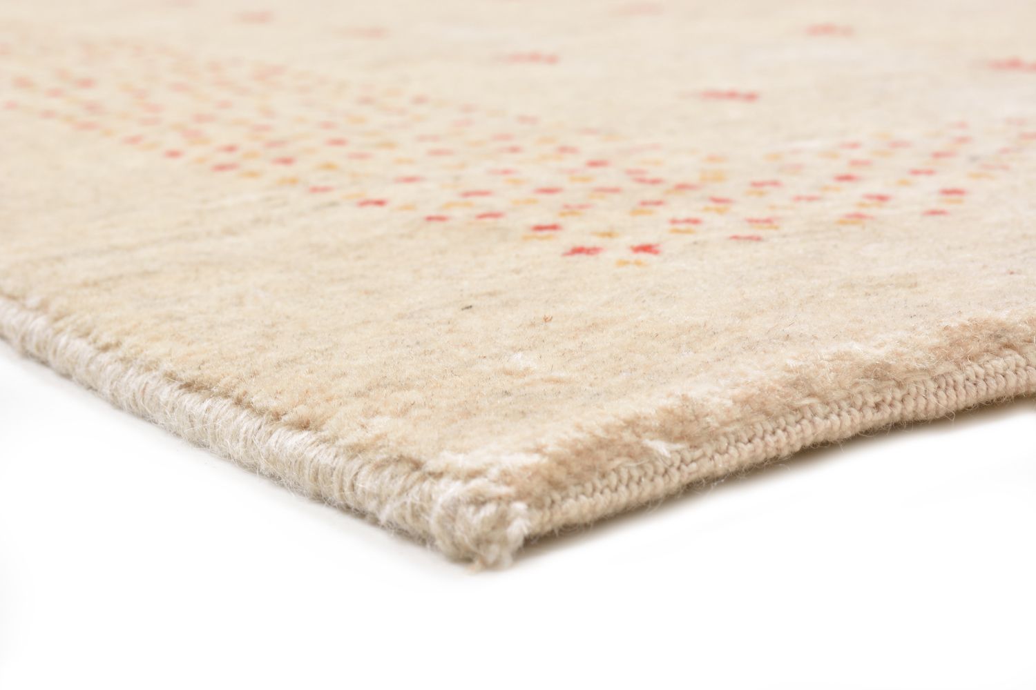 Tappeto corsia Tappeto Gabbeh - Loribaft Persero - 197 x 84 cm - naturale