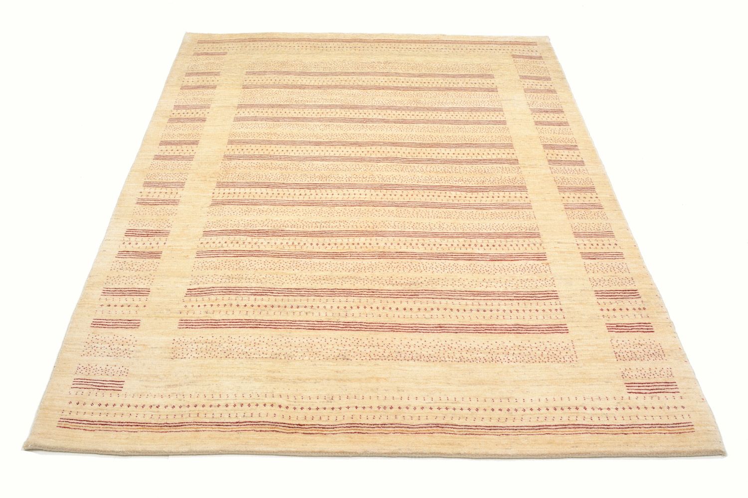 Tappeto Gabbeh - Loribaft Persero - 202 x 153 cm - naturale