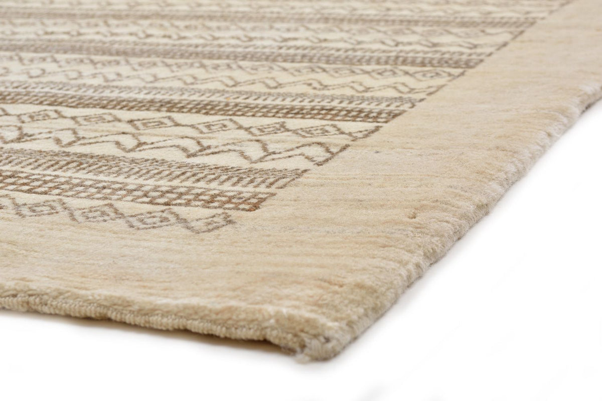 Tappeto corsia Tappeto Gabbeh - Loribaft Persero - 297 x 85 cm - sabbia