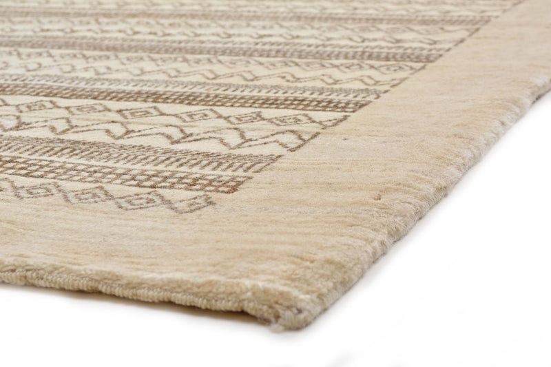 Tappeto corsia Tappeto Gabbeh - Loribaft Persero - 297 x 85 cm - sabbia
