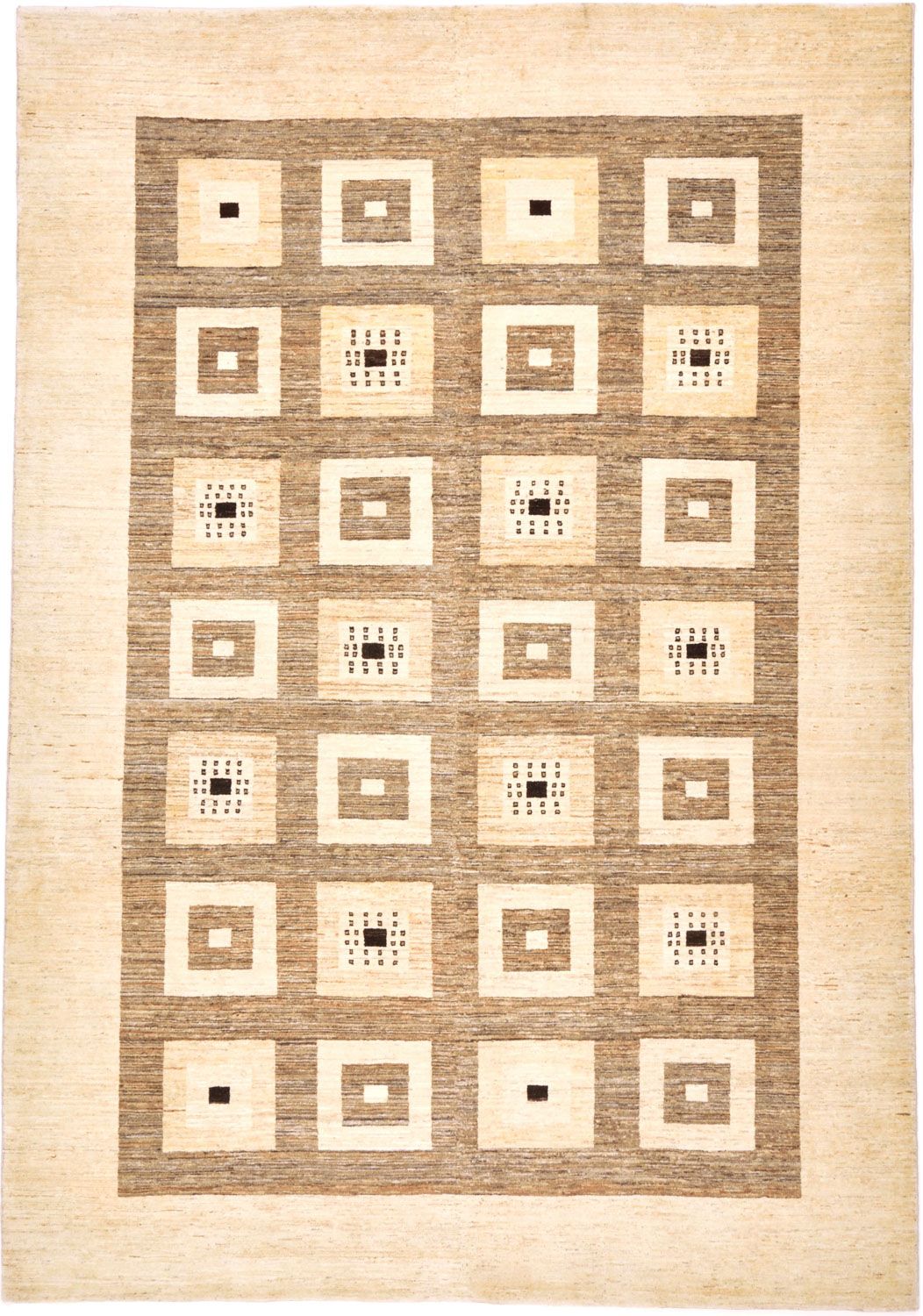 Tappeto Gabbeh - Loribaft Persero - 379 x 264 cm - marrone chiaro