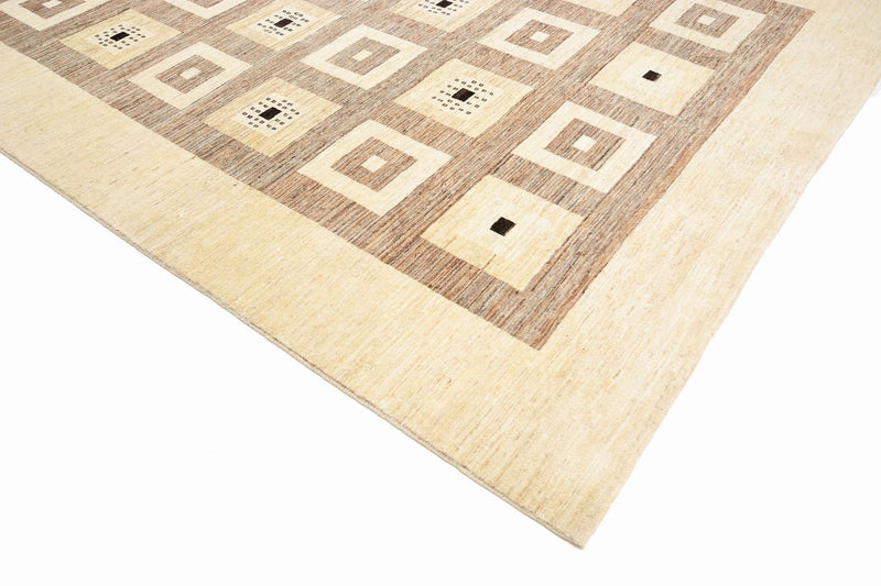 Tappeto Gabbeh - Loribaft Persero - 379 x 264 cm - marrone chiaro