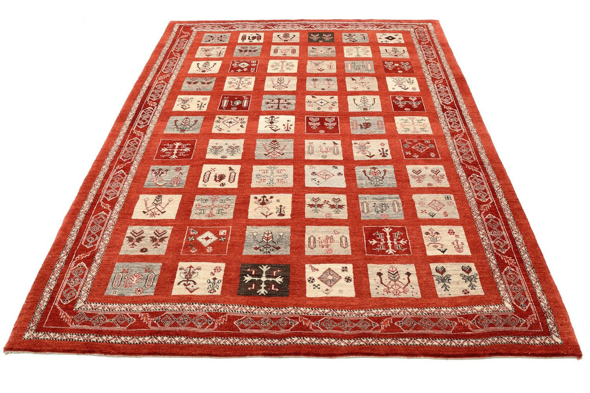 Tappeto Gabbeh - Loribaft Persero - 258 x 173 cm - rosso