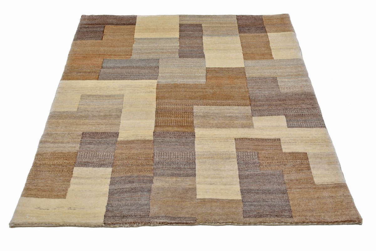 Tappeto Gabbeh - Loribaft Persero - 146 x 122 cm - marrone chiaro
