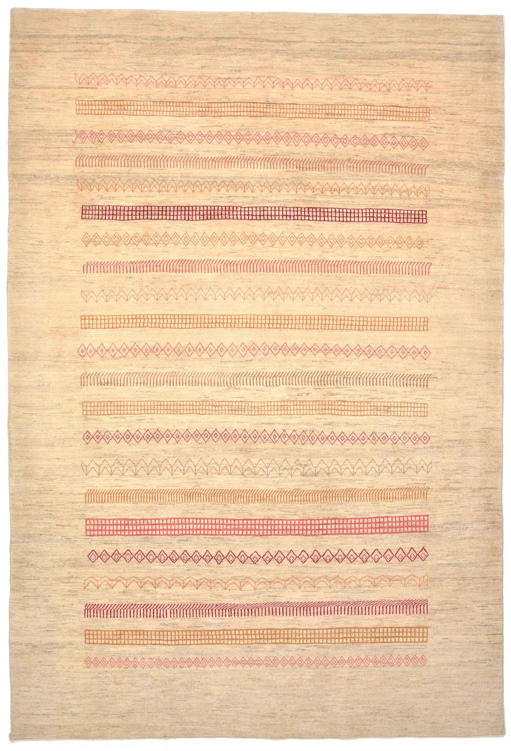 Tappeto Gabbeh - Loribaft Persero - 301 x 205 cm - sabbia