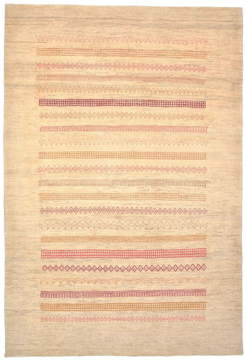 Tappeto Gabbeh - Loribaft Persero - 301 x 205 cm - sabbia